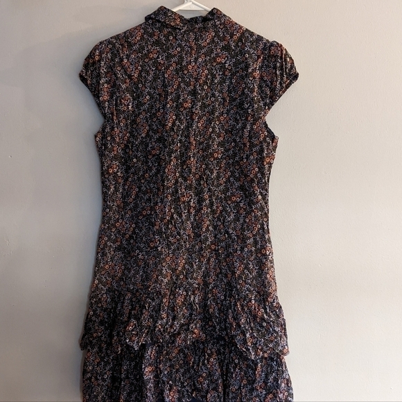 AS U WISH Cap Sleeve Floral Ruffled Dress, Size 9 - Picture 2 of 7